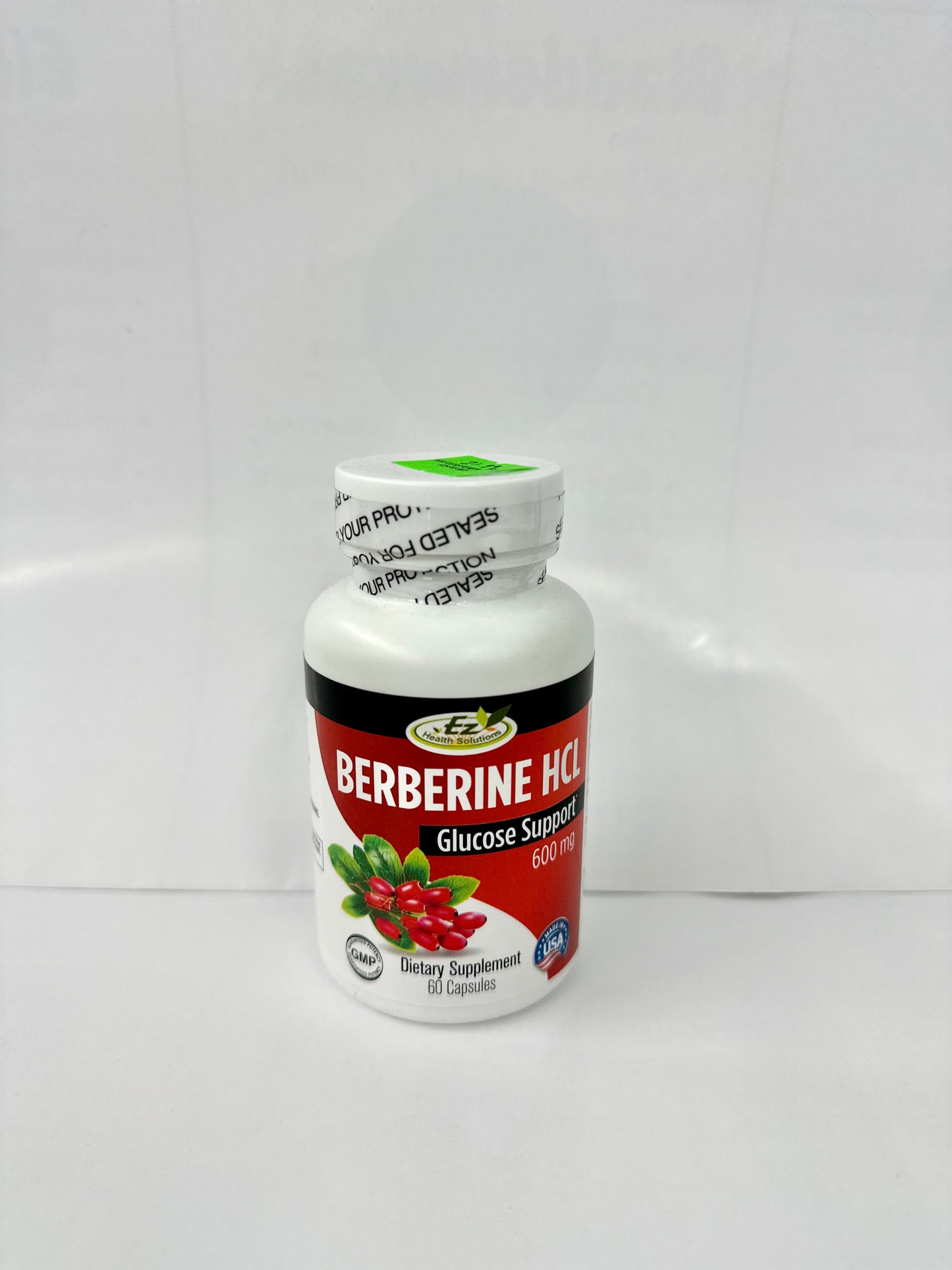 Berberine HCL Natural Diabetes Management 120 Vegetarian Capsules