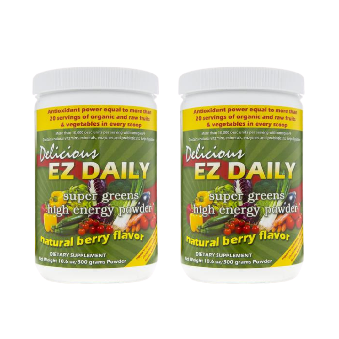 EZ Daily Super Greens Powder-Natural Berry Flavor