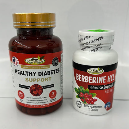 Complete Diabetic Support Kit: EZ Diabetes Care and Berberine HCL