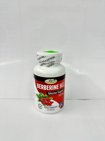 Berberine HCL Natural Diabetes Management 120 Vegetarian Capsules