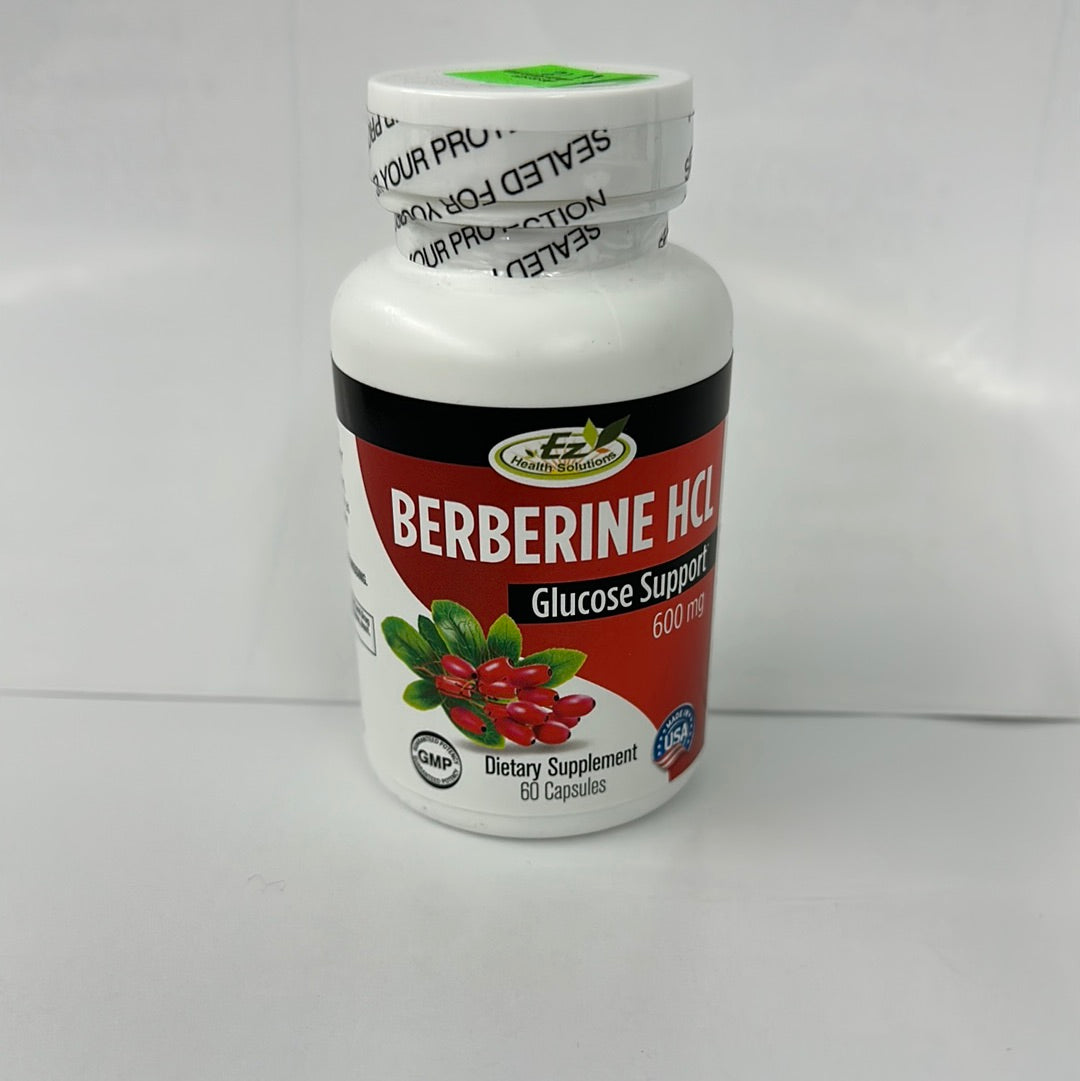 Berberine HCL Natural Diabetes Management 120 Vegetarian Capsules