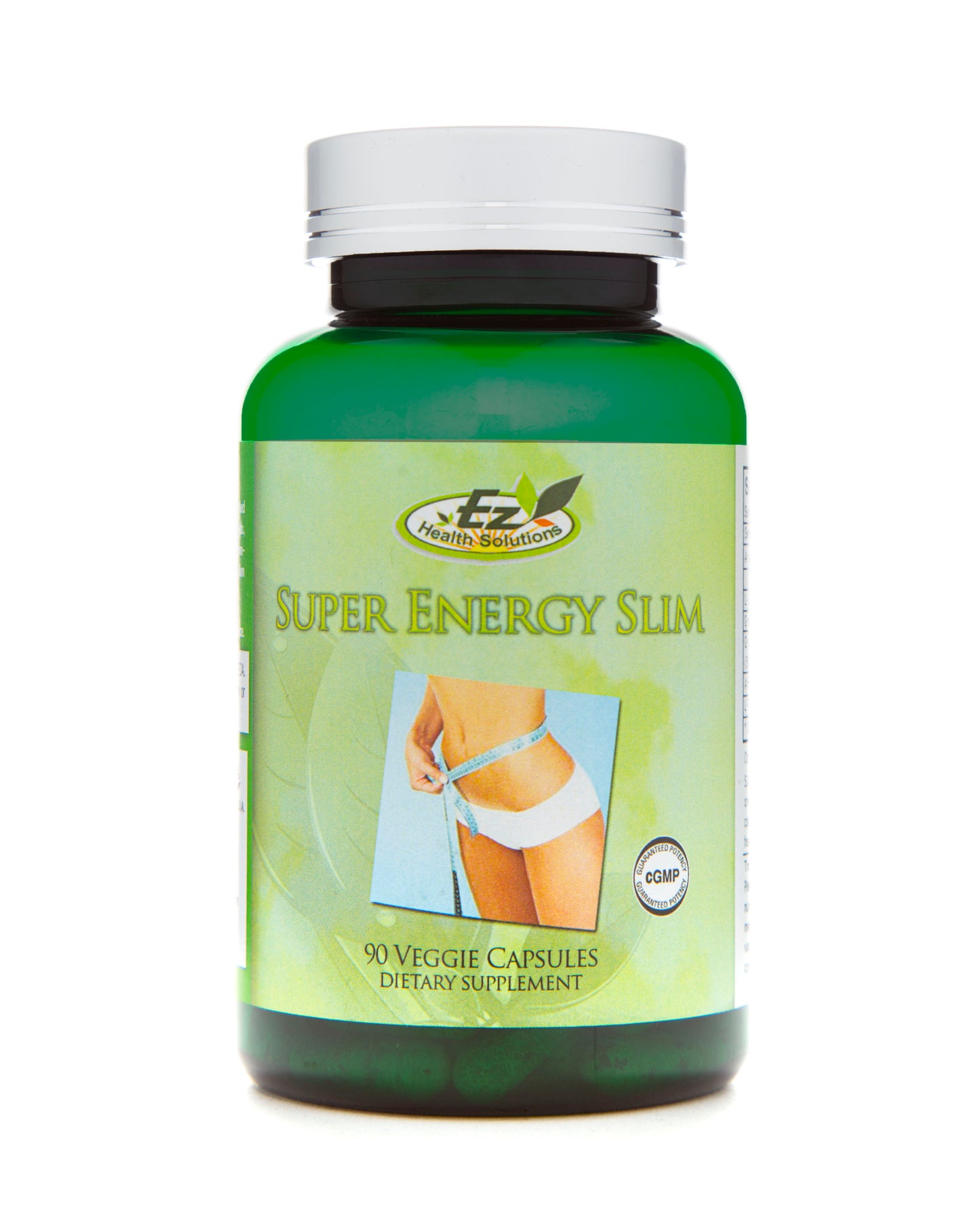 Super Energy Slim Natural Weight Loss Supplement 90 Vegetarian Capsules - EZ Health Solutions