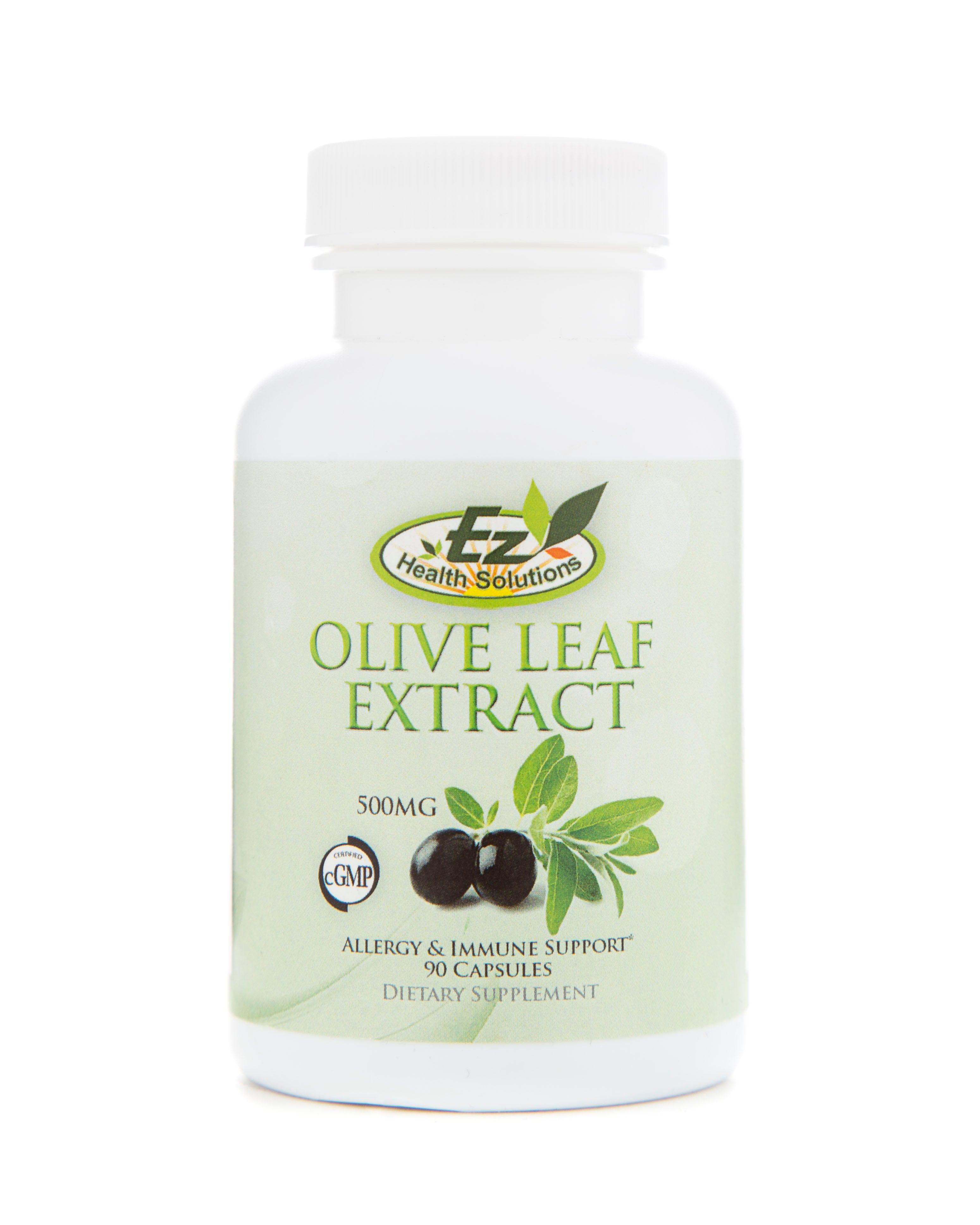 Olive Leaf Extract Natural Immune Defense 90 Capsules - EZ Health Solutions