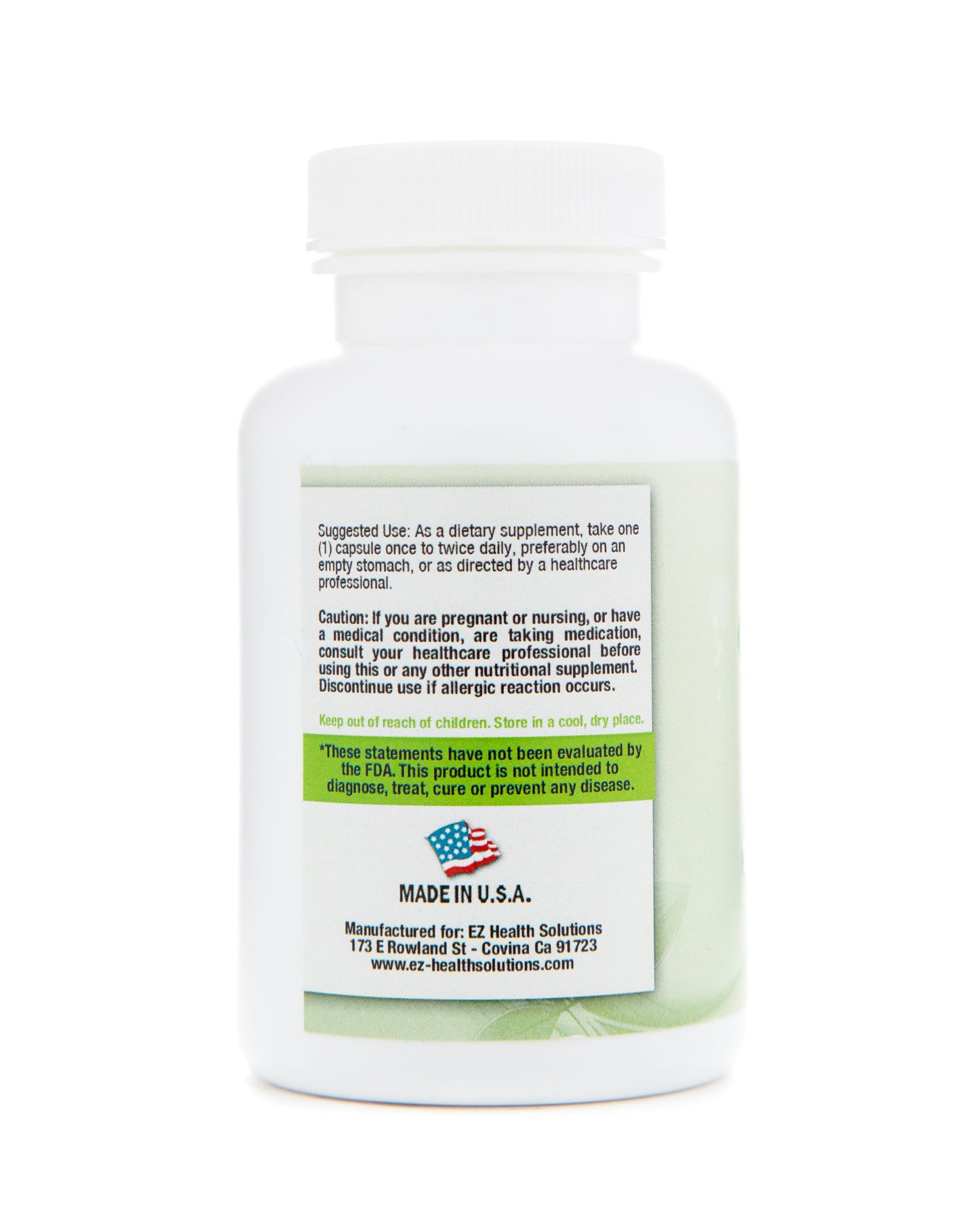 Olive Leaf Extract Natural Immune Defense 90 Capsules - EZ Health Solutions